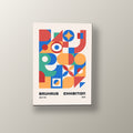Collage Geométrico Bauhaus | Cuadro decorativo de Monkey Canvas