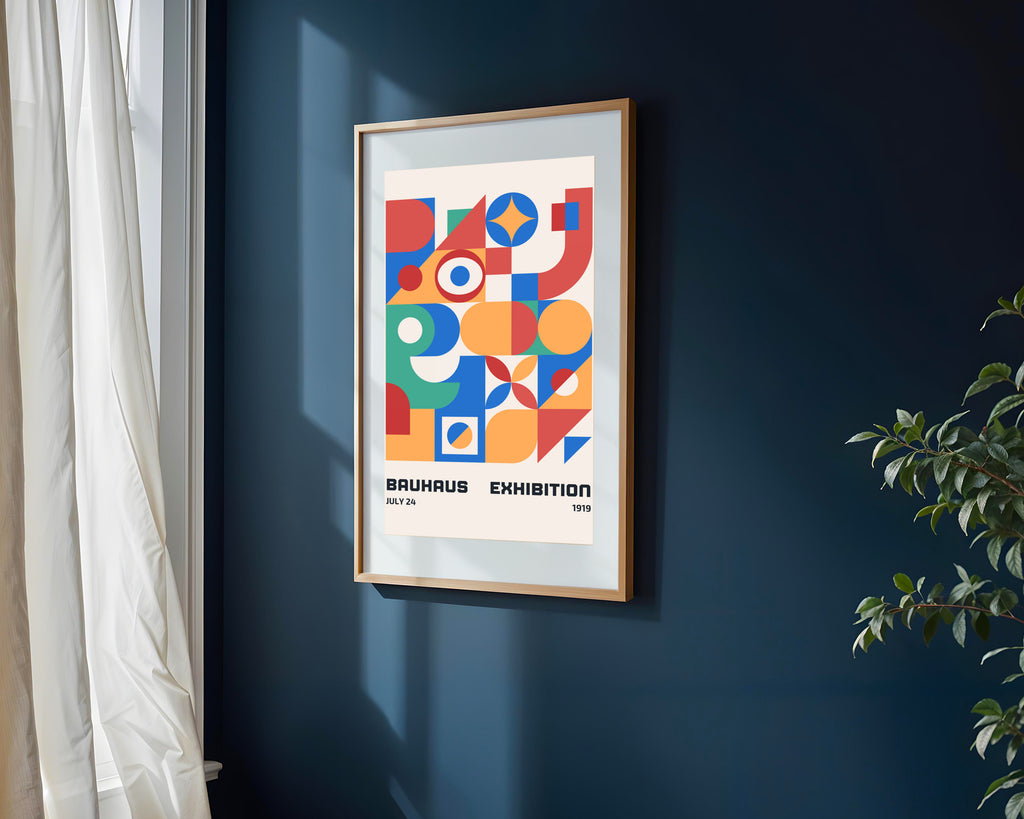 Collage Geométrico Bauhaus | Cuadro decorativo de Monkey Canvas