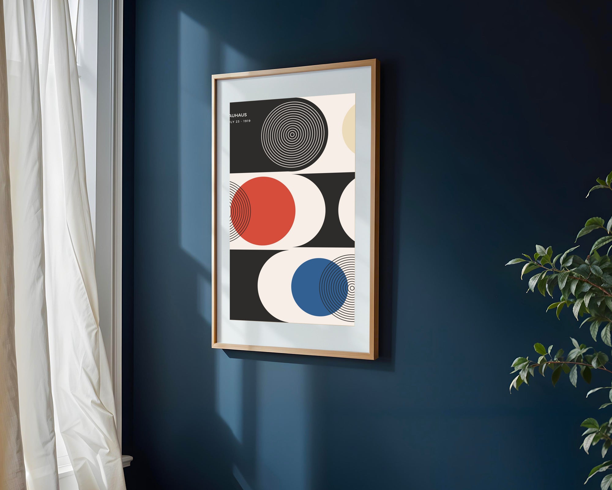 Círculos Multicolor Bauhaus | Cuadro decorativo de Monkey Canvas