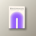 Arco Violeta Bauhaus | Cuadro decorativo de Monkey Canvas
