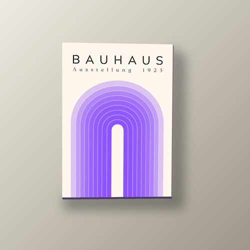 Arco Violeta Bauhaus | Cuadro decorativo de Monkey Canvas