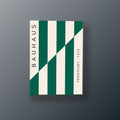 Rayas Verdes Bauhaus | Cuadro decorativo de Monkey Canvas