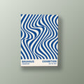 Ondas Azules Bauhaus | Cuadro decorativo de Monkey Canvas