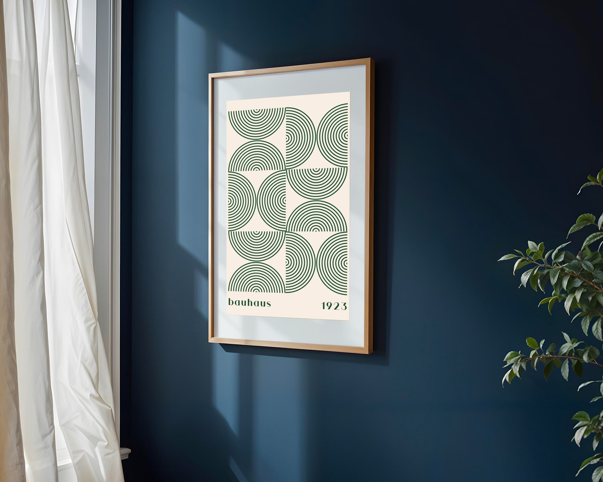Arcos Verdes Concéntricos | Cuadro decorativo de Monkey Canvas