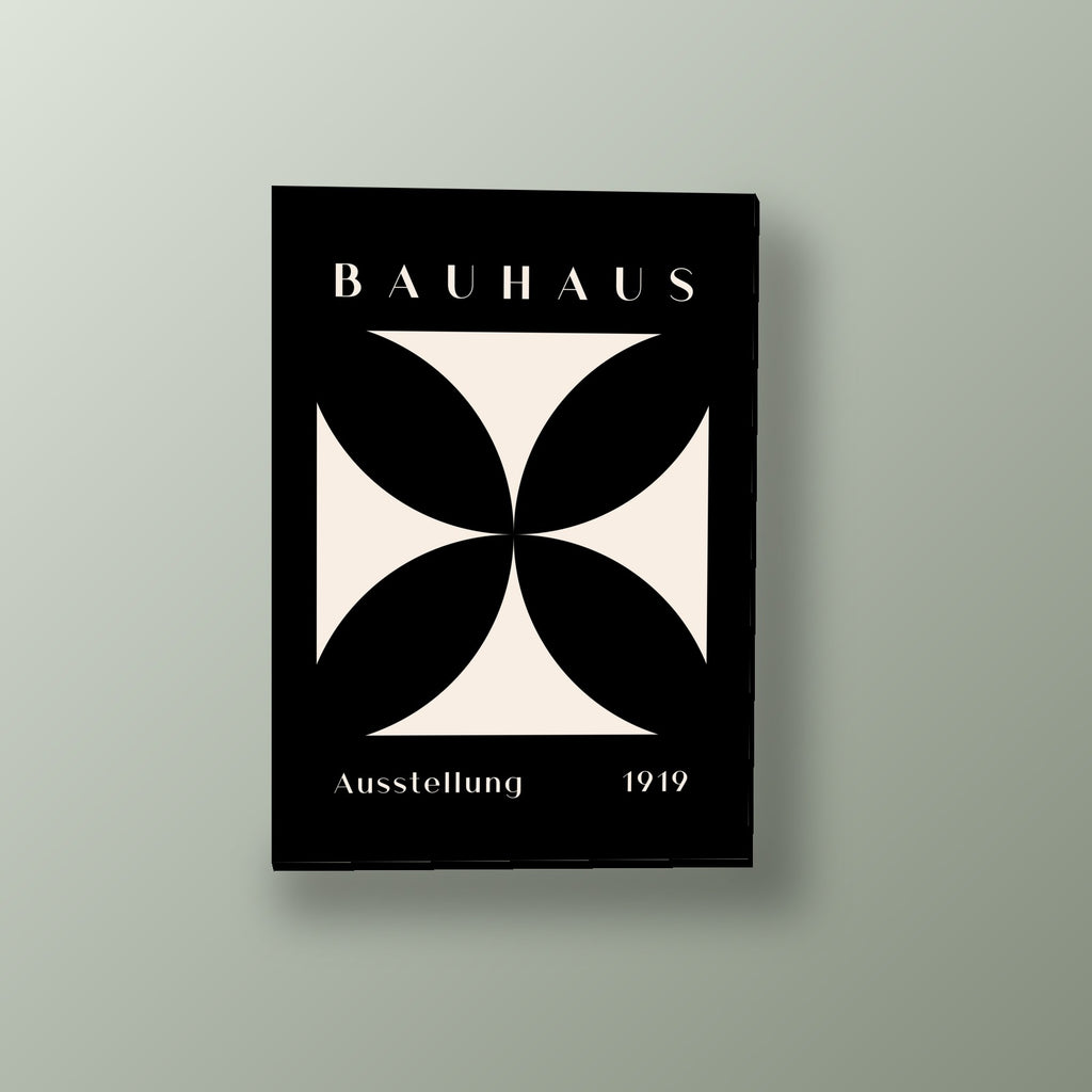 Bauhaus Cruz Floral | Cuadro decorativo de Monkey Canvas