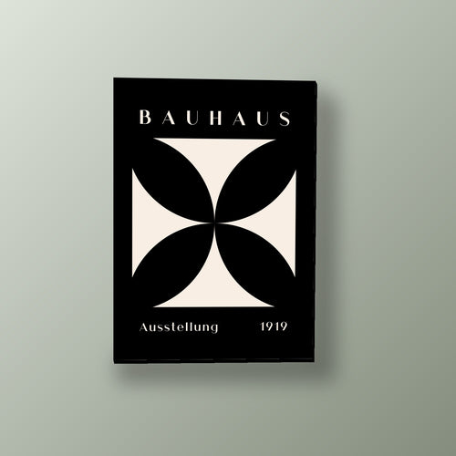 Bauhaus Cruz Floral | Cuadro decorativo de Monkey Canvas