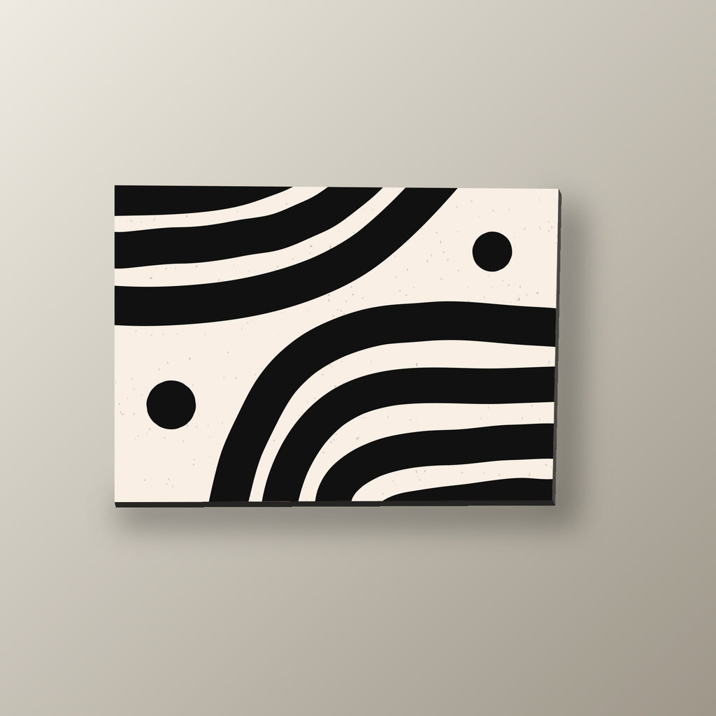 Ondas Monocromas | Cuadro decorativo de Monkey Canvas