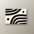 Ondas Monocromas | Cuadro decorativo de Monkey Canvas