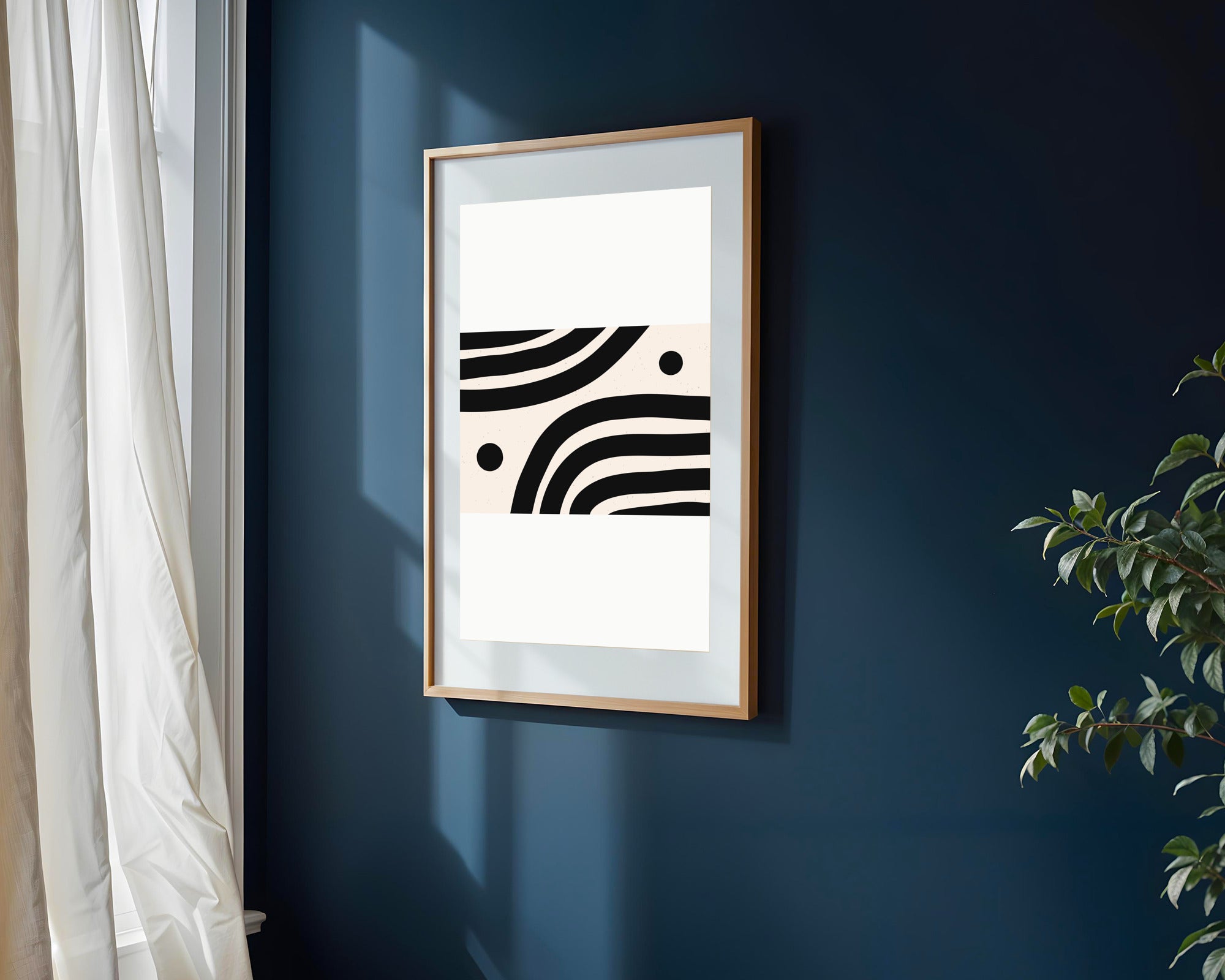 Ondas Monocromas | Cuadro decorativo de Monkey Canvas