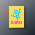 Capri Coral Tropical | Cuadro decorativo de Monkey Canvas