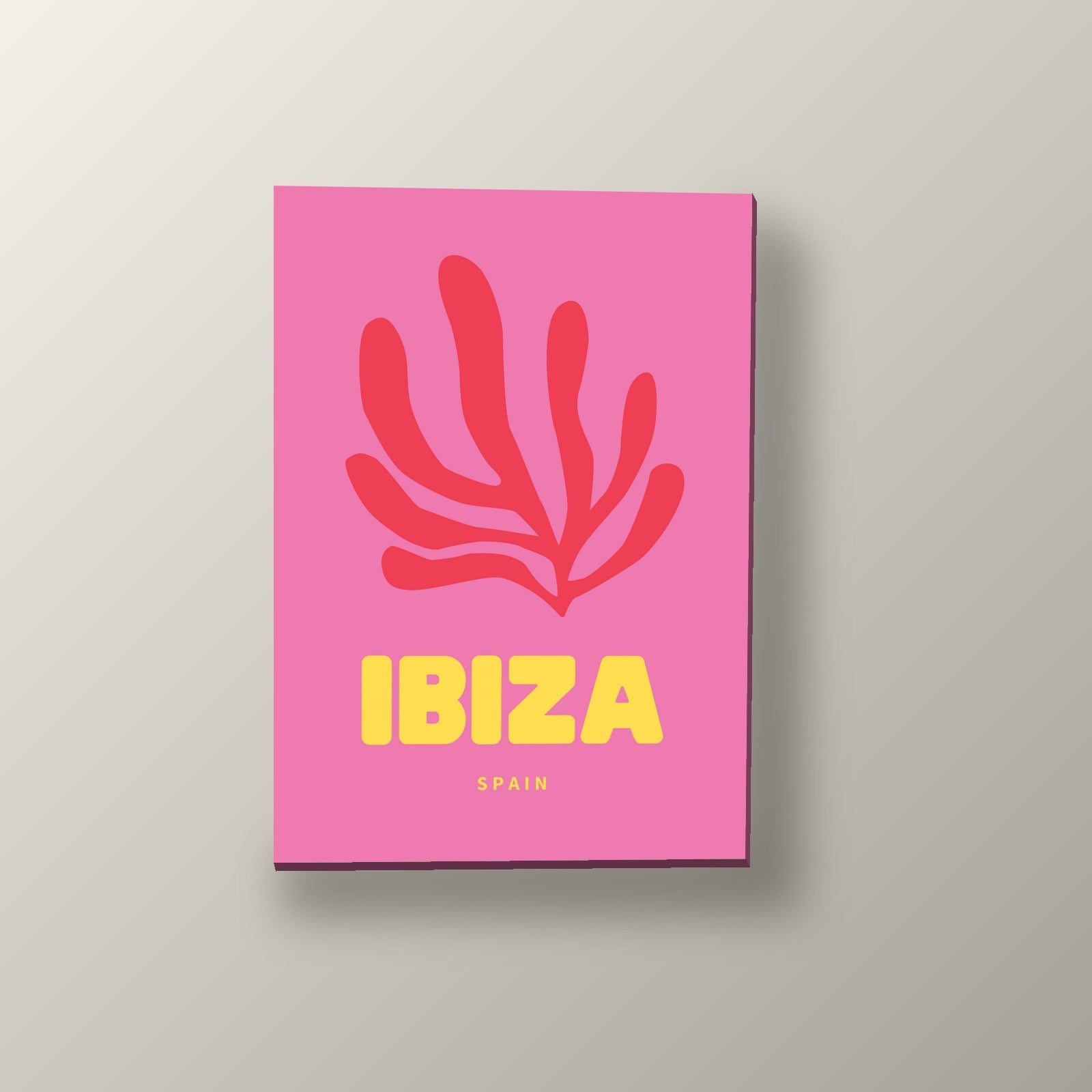 Ibiza Hoja Matisse | Cuadro decorativo de Monkey Canvas