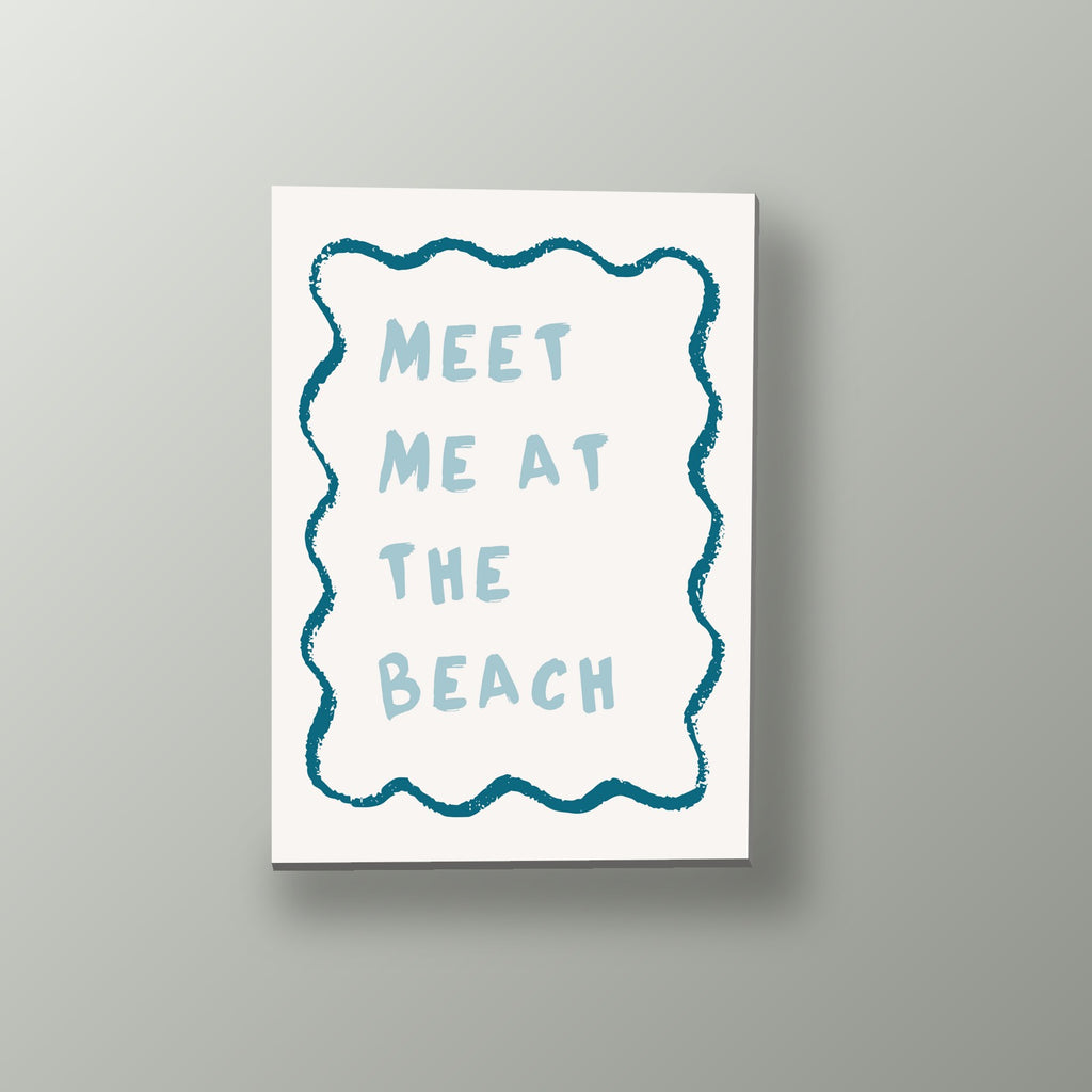 Cita en la Playa | Cuadro decorativo de Monkey Canvas