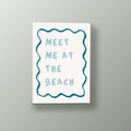 Cita en la Playa | Cuadro decorativo de Monkey Canvas