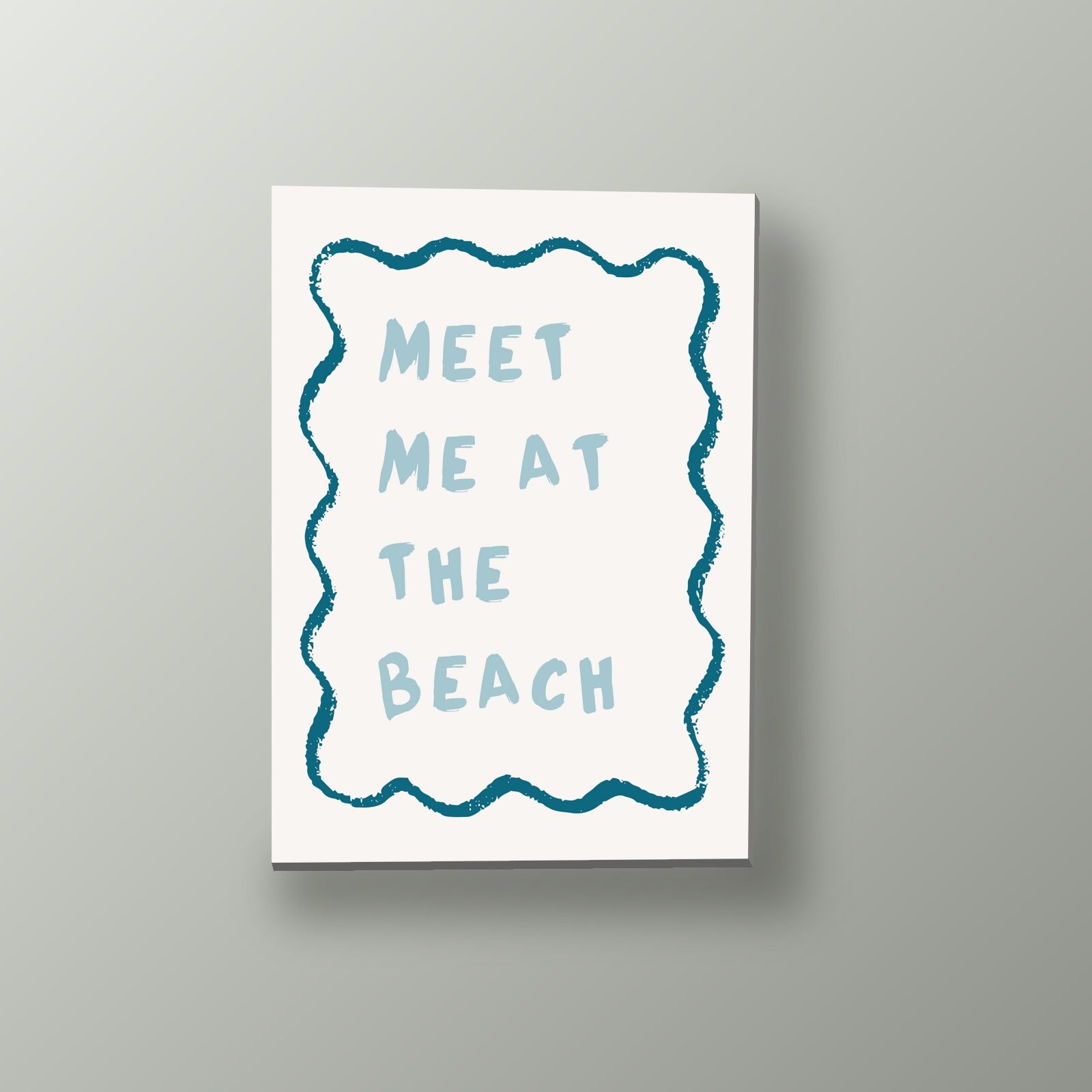 Cita en la Playa | Cuadro decorativo de Monkey Canvas