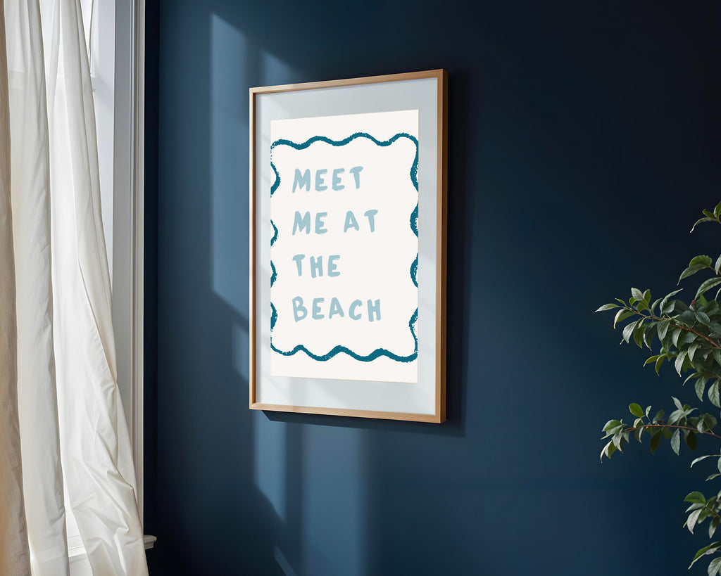 Cita en la Playa | Cuadro decorativo de Monkey Canvas