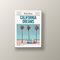 California Dreams Retro | Cuadro decorativo de Monkey Canvas