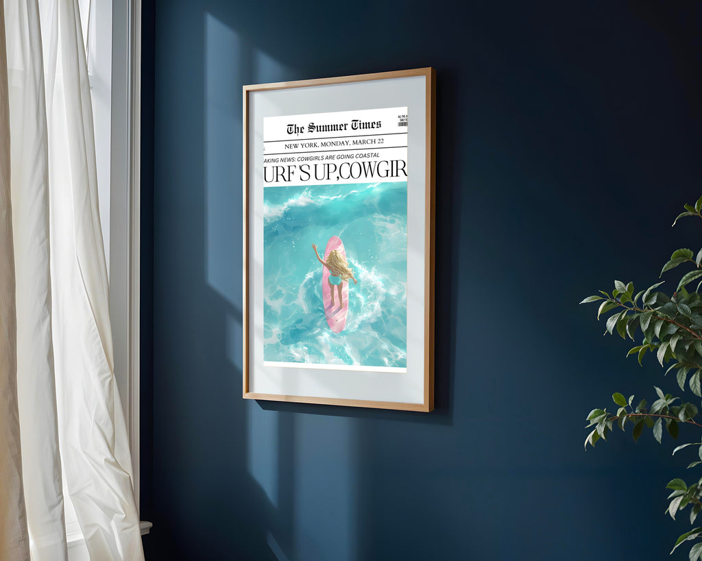 Surfista Rubia Aérea | Cuadro decorativo de Monkey Canvas