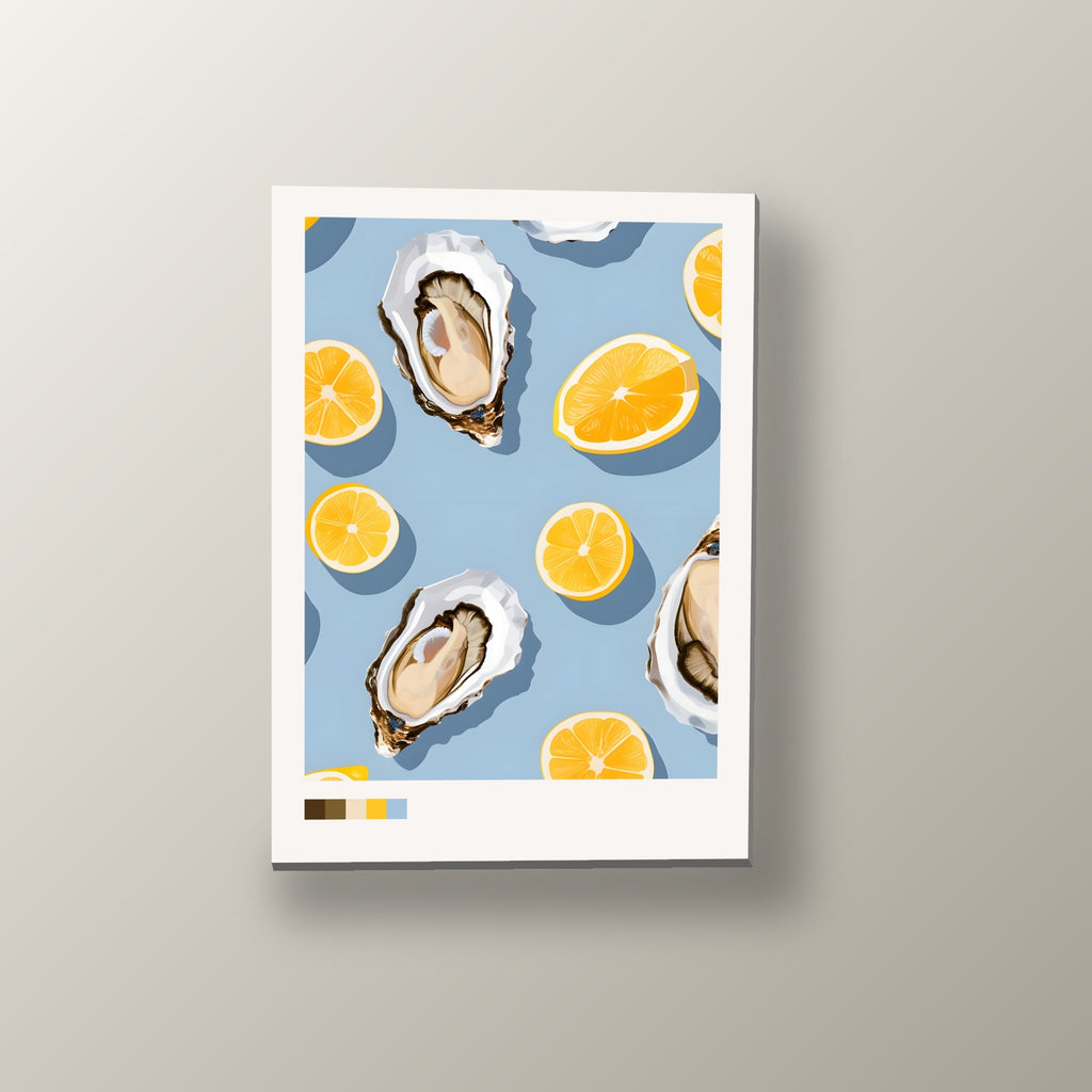 Ostras y Limones | Cuadro decorativo de Monkey Canvas