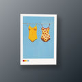 Trajes de Baño Vintage | Cuadro decorativo de Monkey Canvas