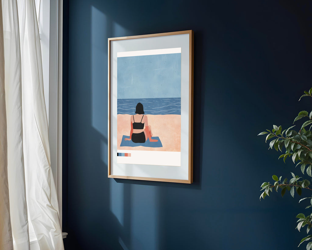 Contemplando el Mar | Cuadro decorativo de Monkey Canvas