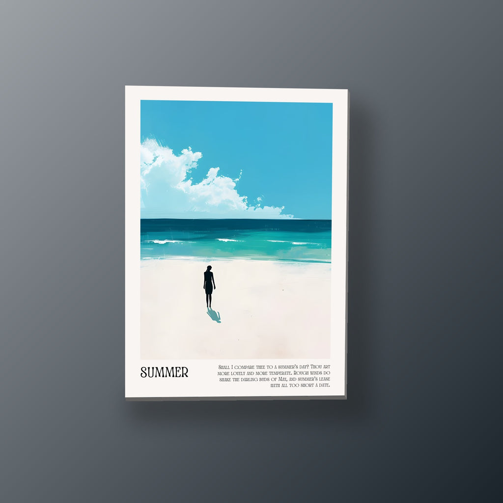 Silueta de Verano | Cuadro decorativo de Monkey Canvas