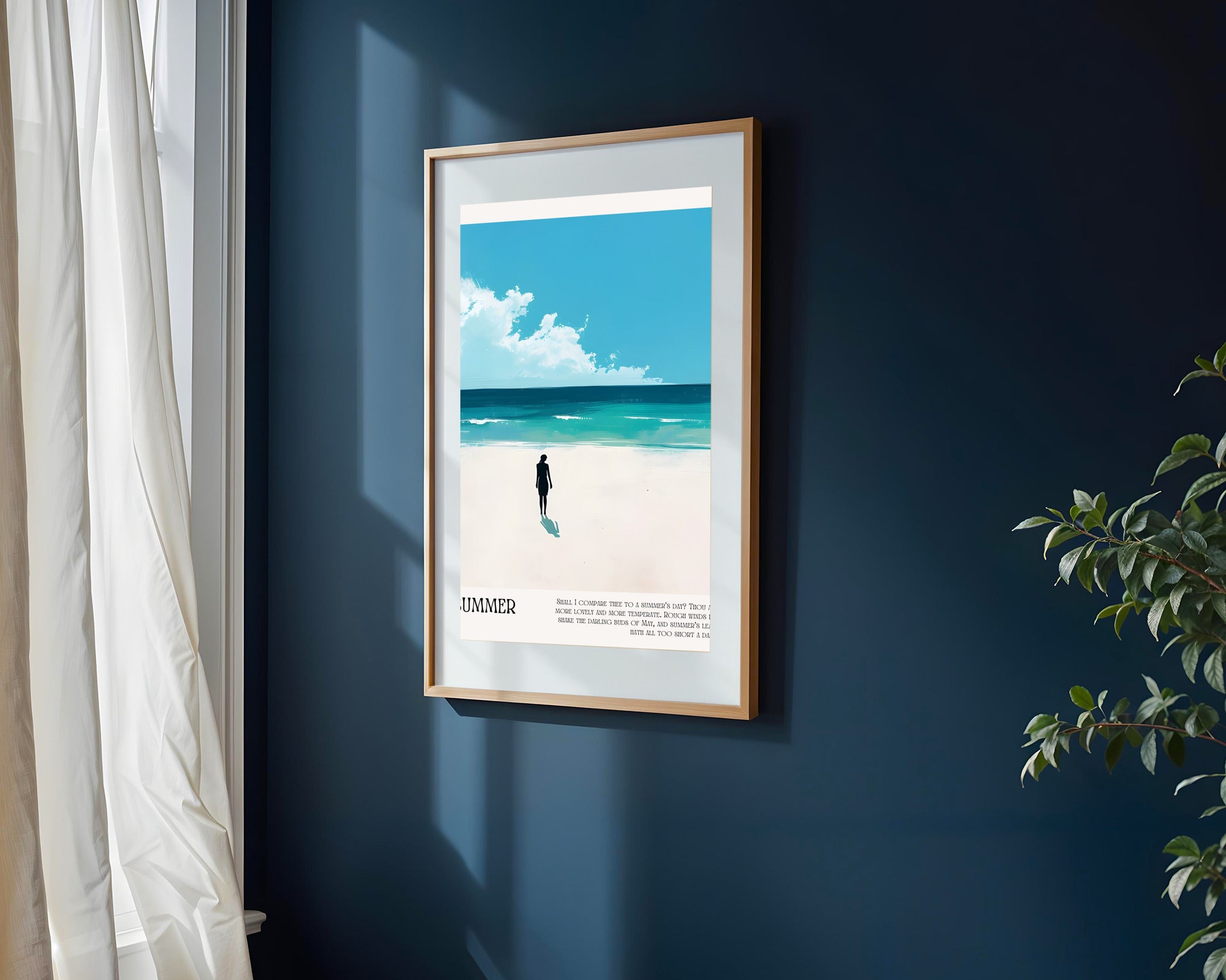 Silueta de Verano | Cuadro decorativo de Monkey Canvas