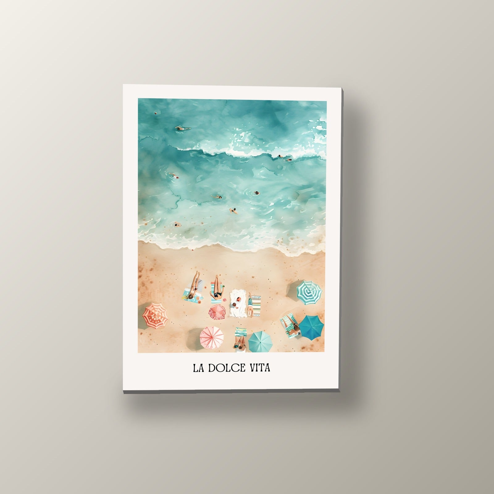 La Dolce Vita Playera | Cuadro decorativo de Monkey Canvas