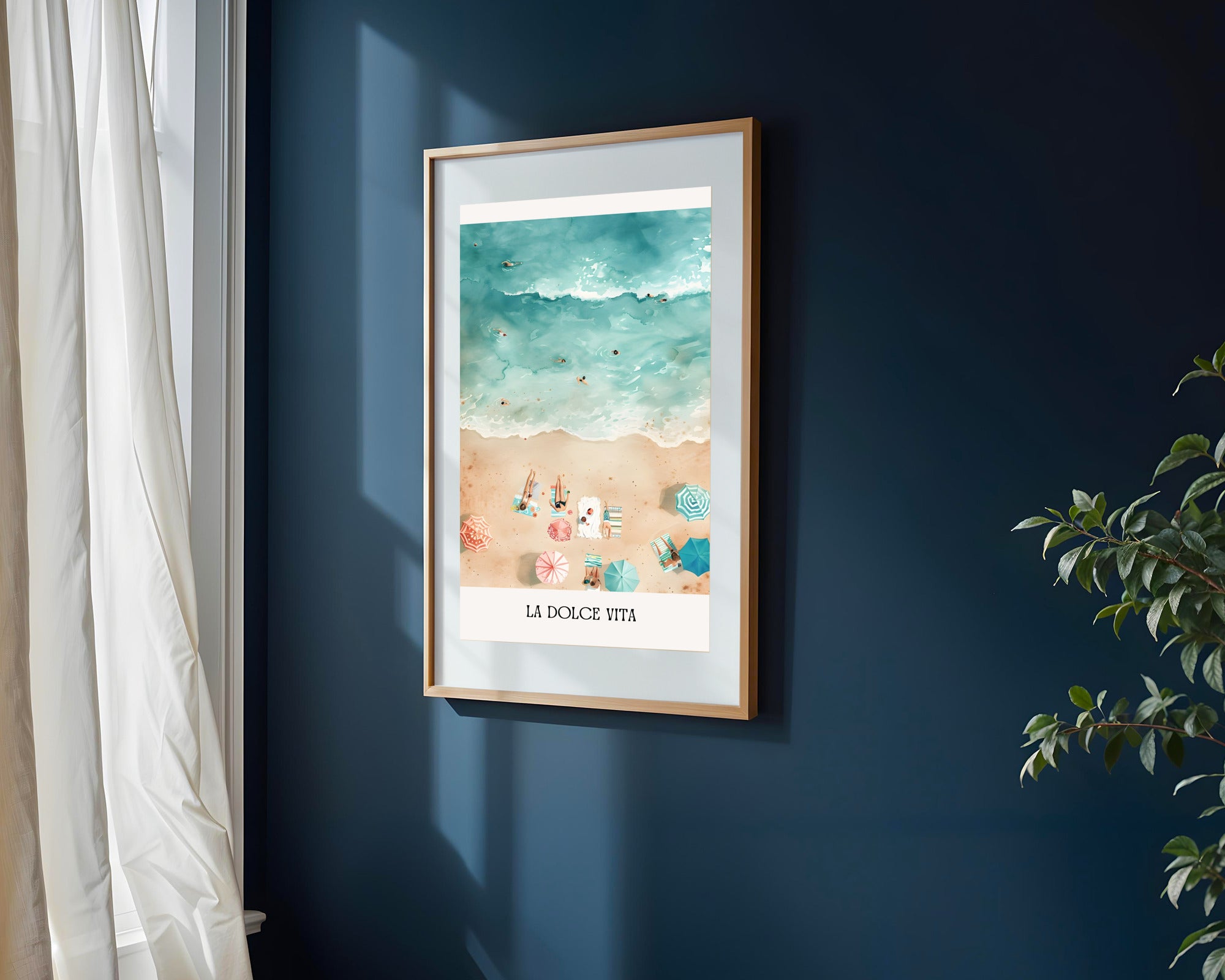 La Dolce Vita Playera | Cuadro decorativo de Monkey Canvas