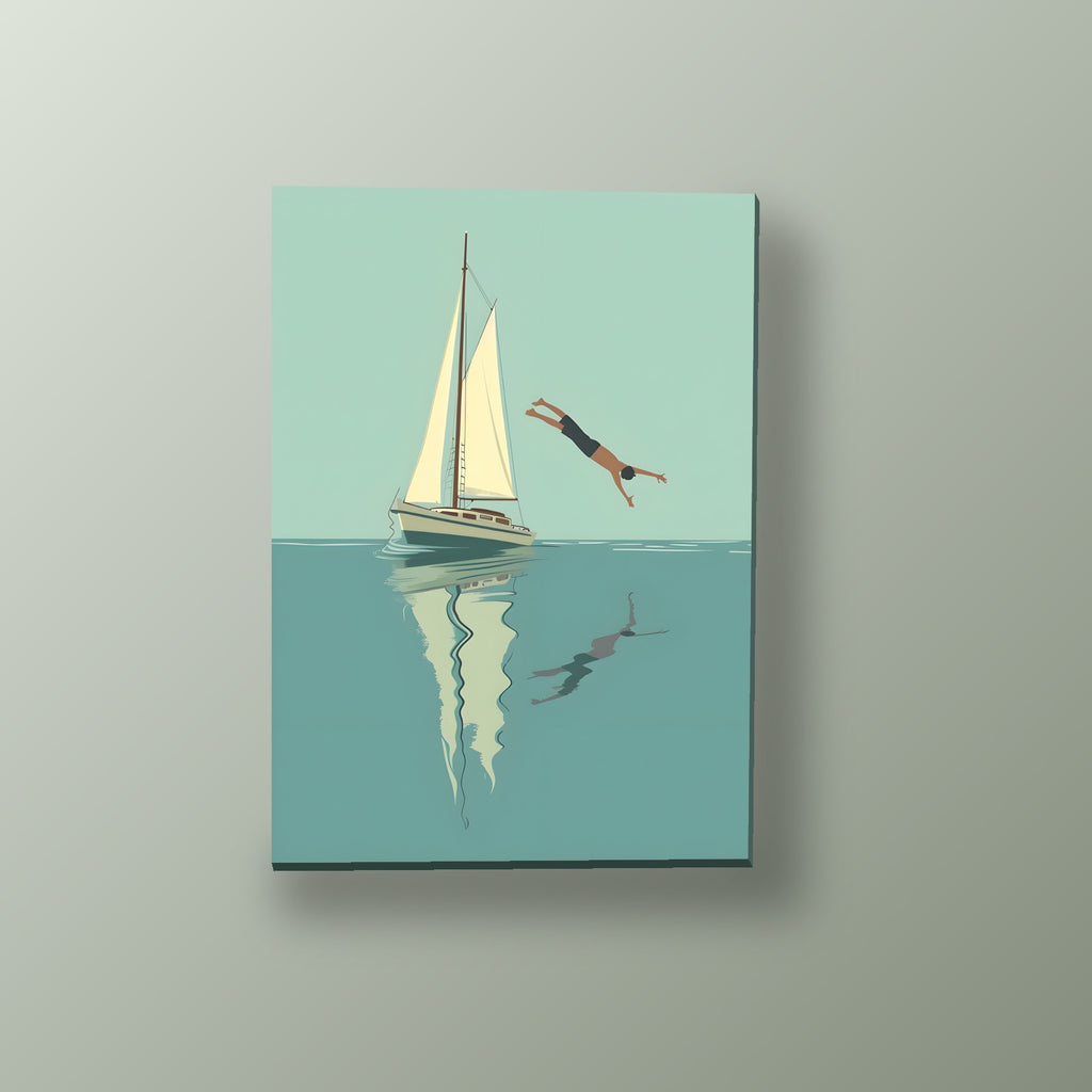 Clavado desde el Velero | Cuadro decorativo de Monkey Canvas