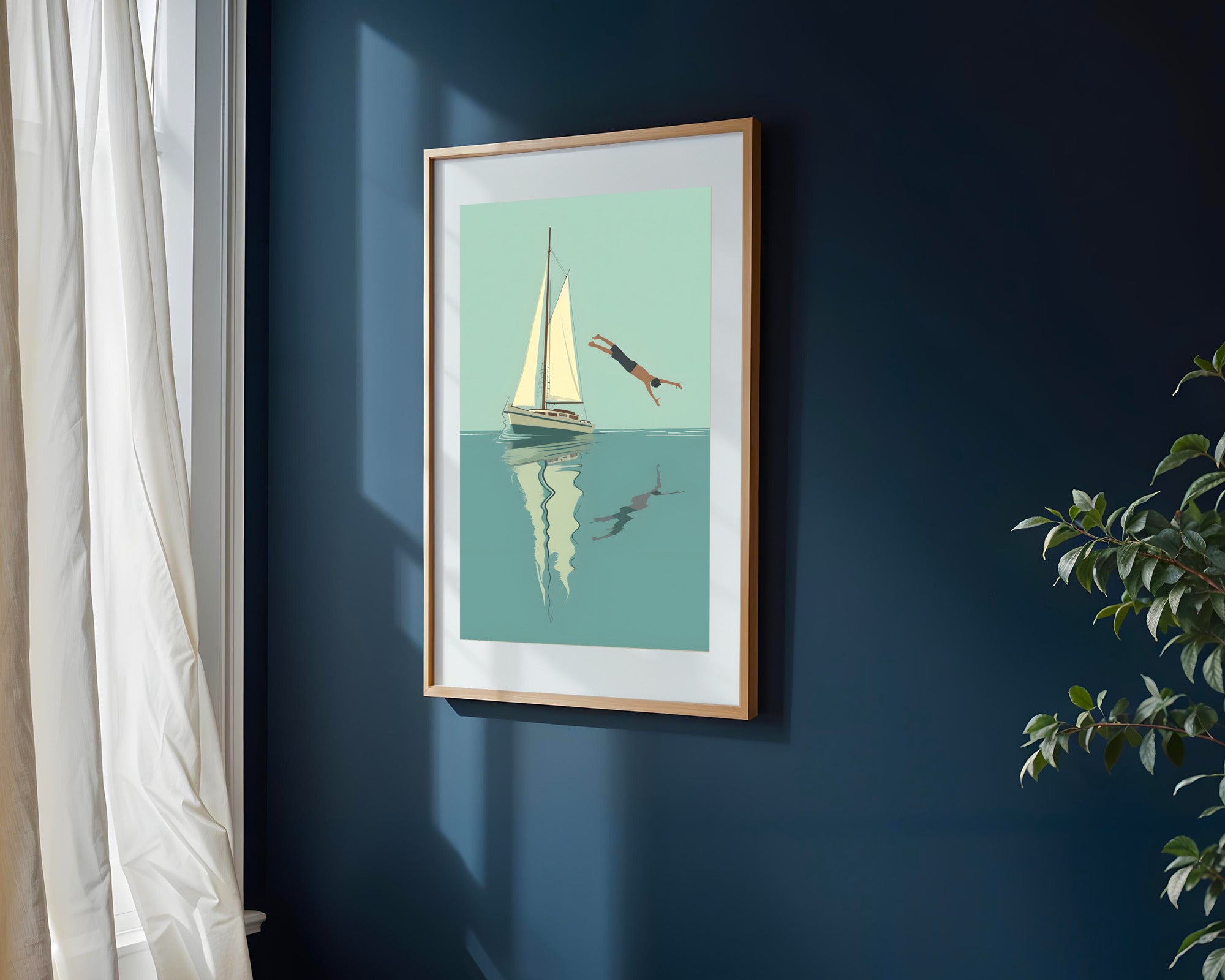 Clavado desde el Velero | Cuadro decorativo de Monkey Canvas