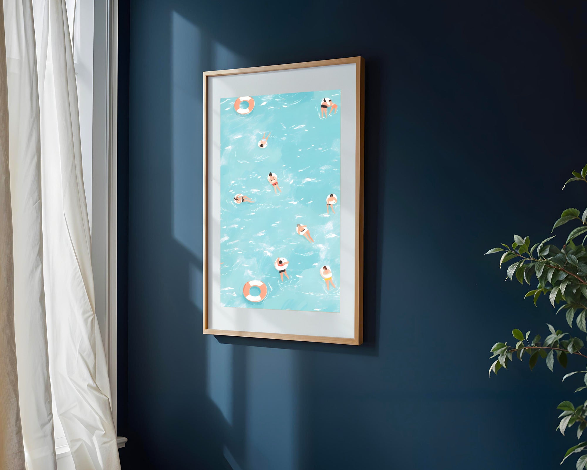 Flotadores en el Mar | Cuadro decorativo de Monkey Canvas