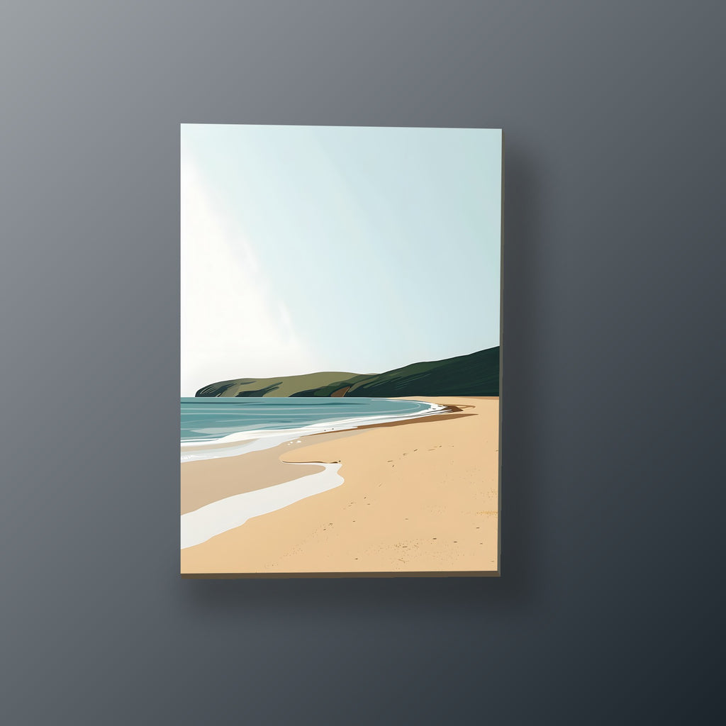 Cala Dorada al Atardecer | Cuadro decorativo de Monkey Canvas