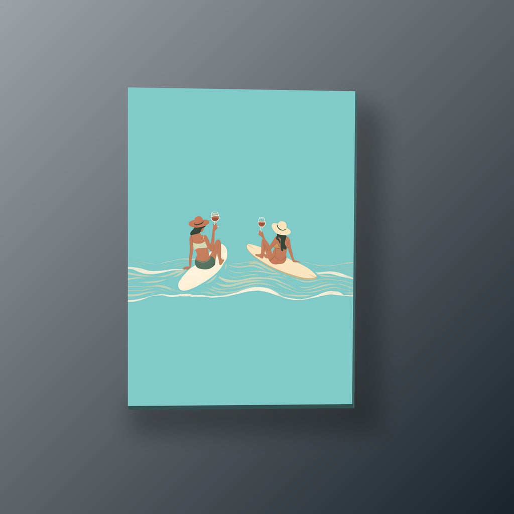 Brindis en Alta Mar | Cuadro decorativo de Monkey Canvas