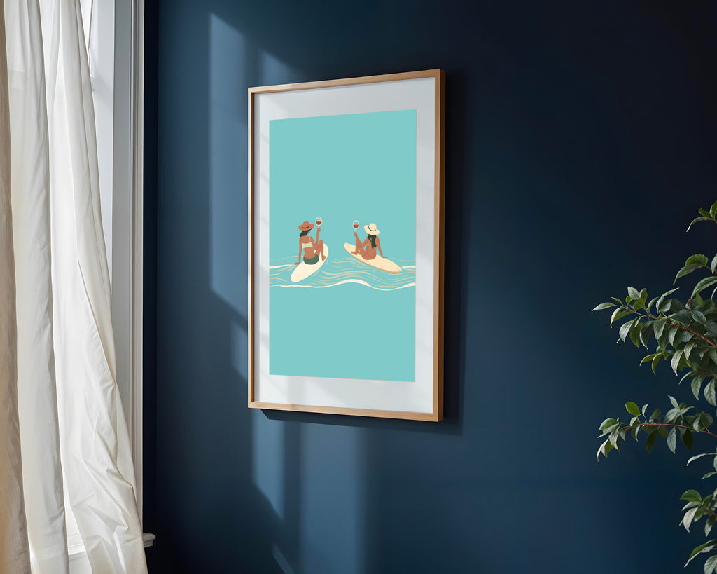 Brindis en Alta Mar | Cuadro decorativo de Monkey Canvas