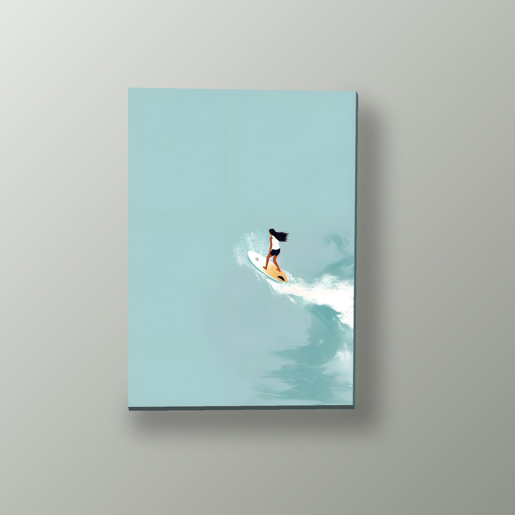 Surfista sobre la Ola | Cuadro decorativo de Monkey Canvas