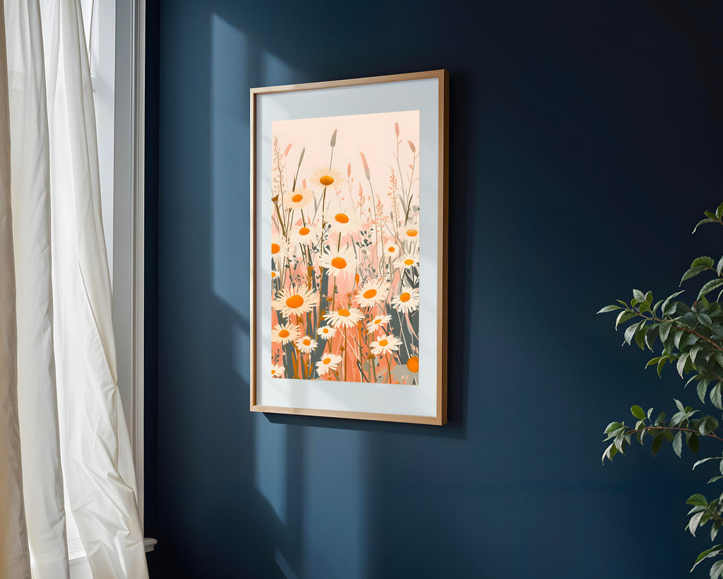 Margaritas al Atardecer | Cuadro decorativo de Monkey Canvas