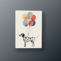 Dálmata con Globos | Cuadro decorativo de Monkey Canvas