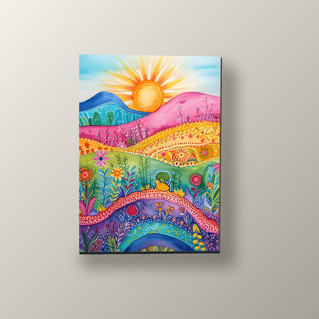 Valle Mágico de Colores | Cuadro decorativo de Monkey Canvas