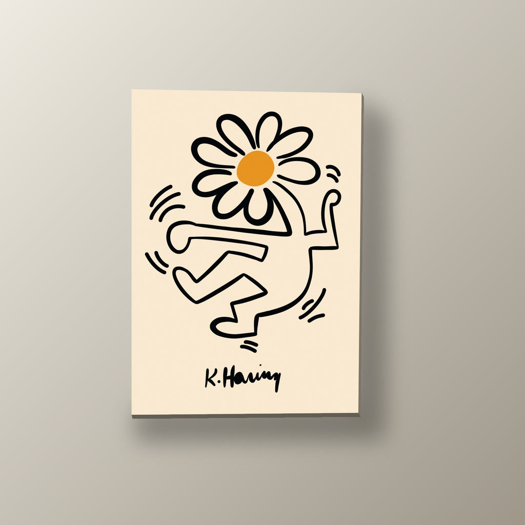 Bailarín y Margarita | Cuadro decorativo de Monkey Canvas