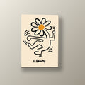 Bailarín y Margarita | Cuadro decorativo de Monkey Canvas