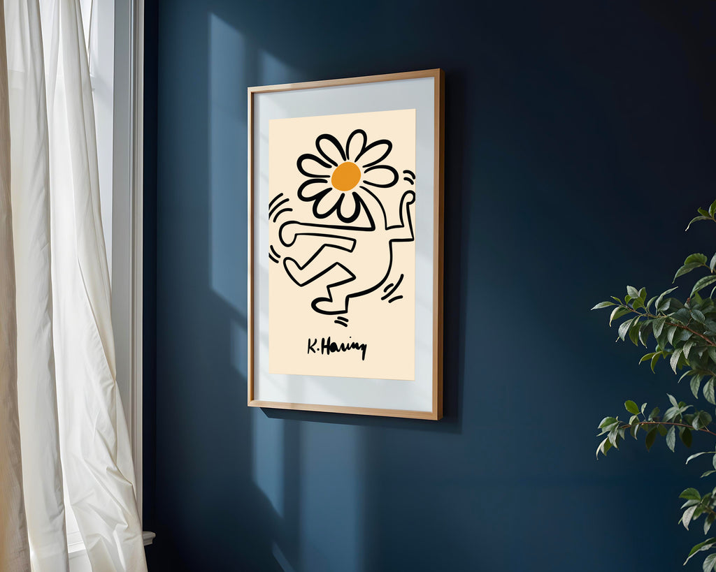 Bailarín y Margarita | Cuadro decorativo de Monkey Canvas