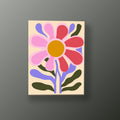 Margarita Rosa y Coral | Cuadro decorativo de Monkey Canvas