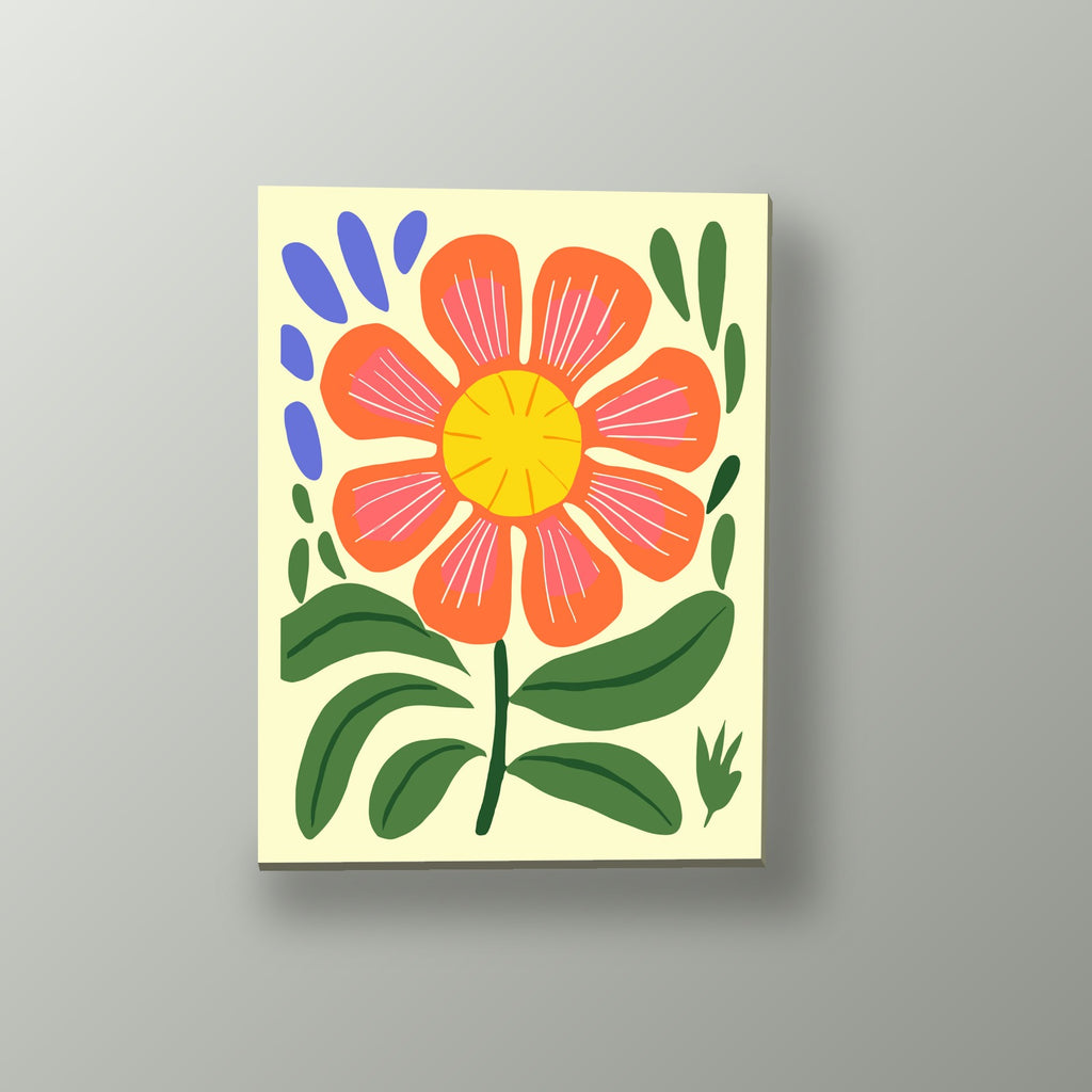 Flor Coral Radiante | Cuadro decorativo de Monkey Canvas