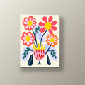 Bouquet en Jarrón Rosa | Cuadro decorativo de Monkey Canvas