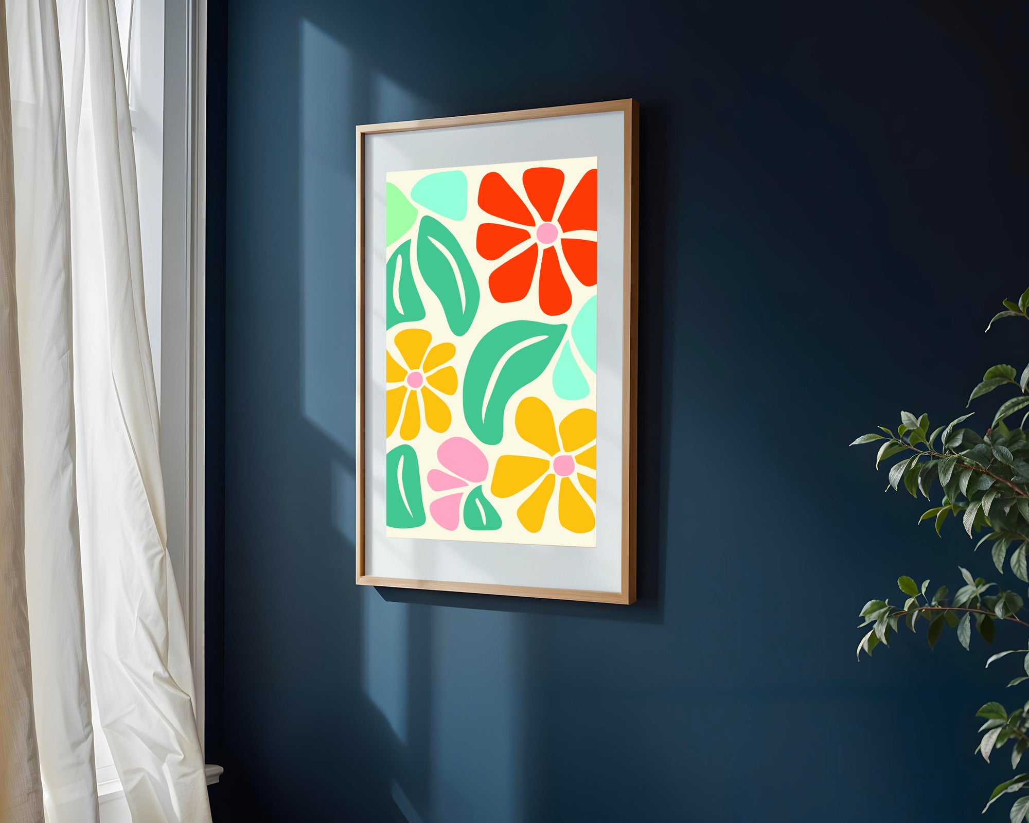 Jardín Pop Multicolor | Cuadro decorativo de Monkey Canvas