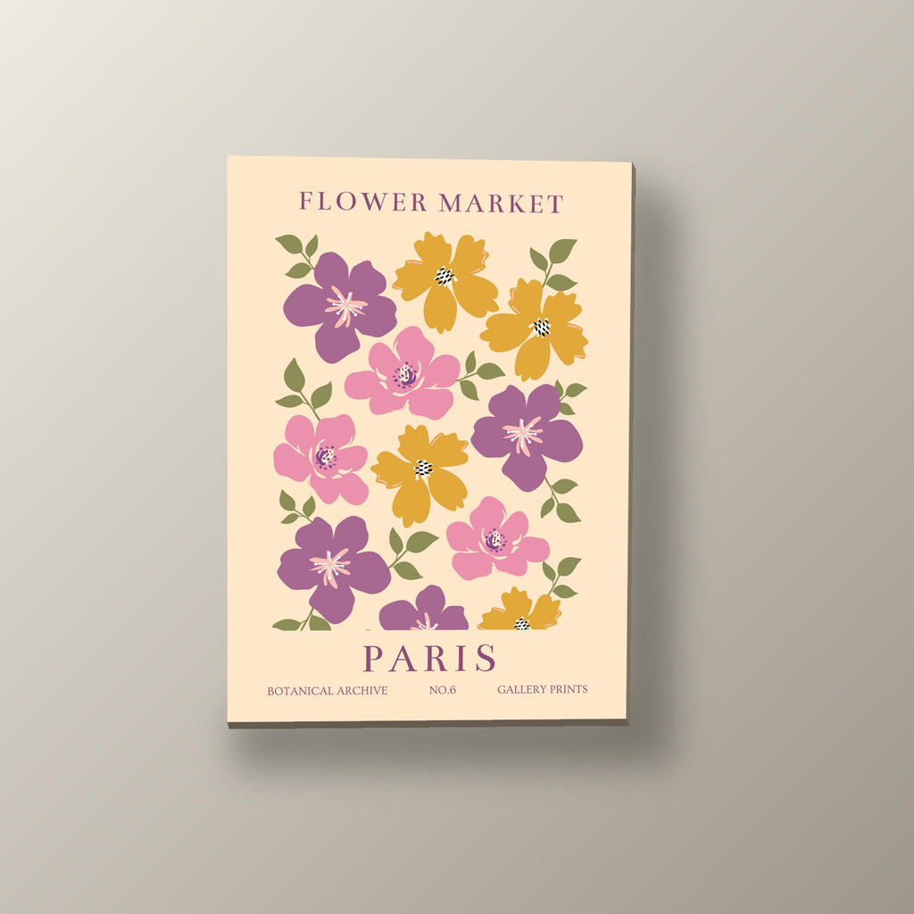 Mercado Floral París | Cuadro decorativo de Monkey Canvas