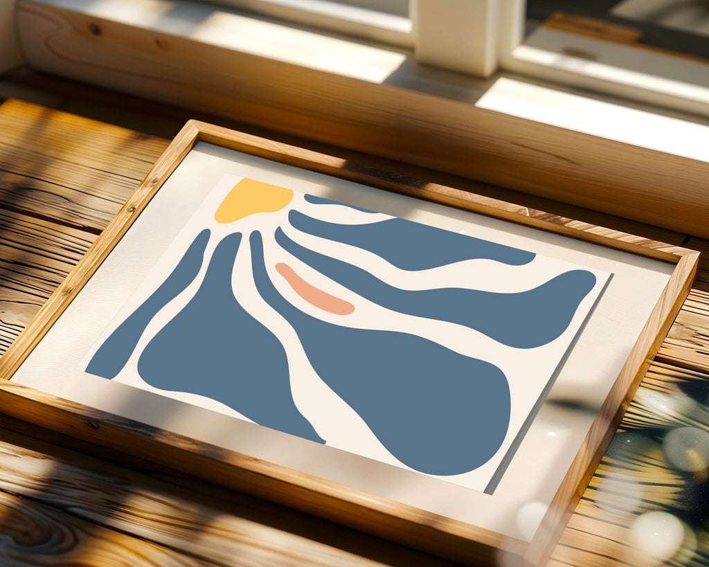 Marea Abstracta Azul