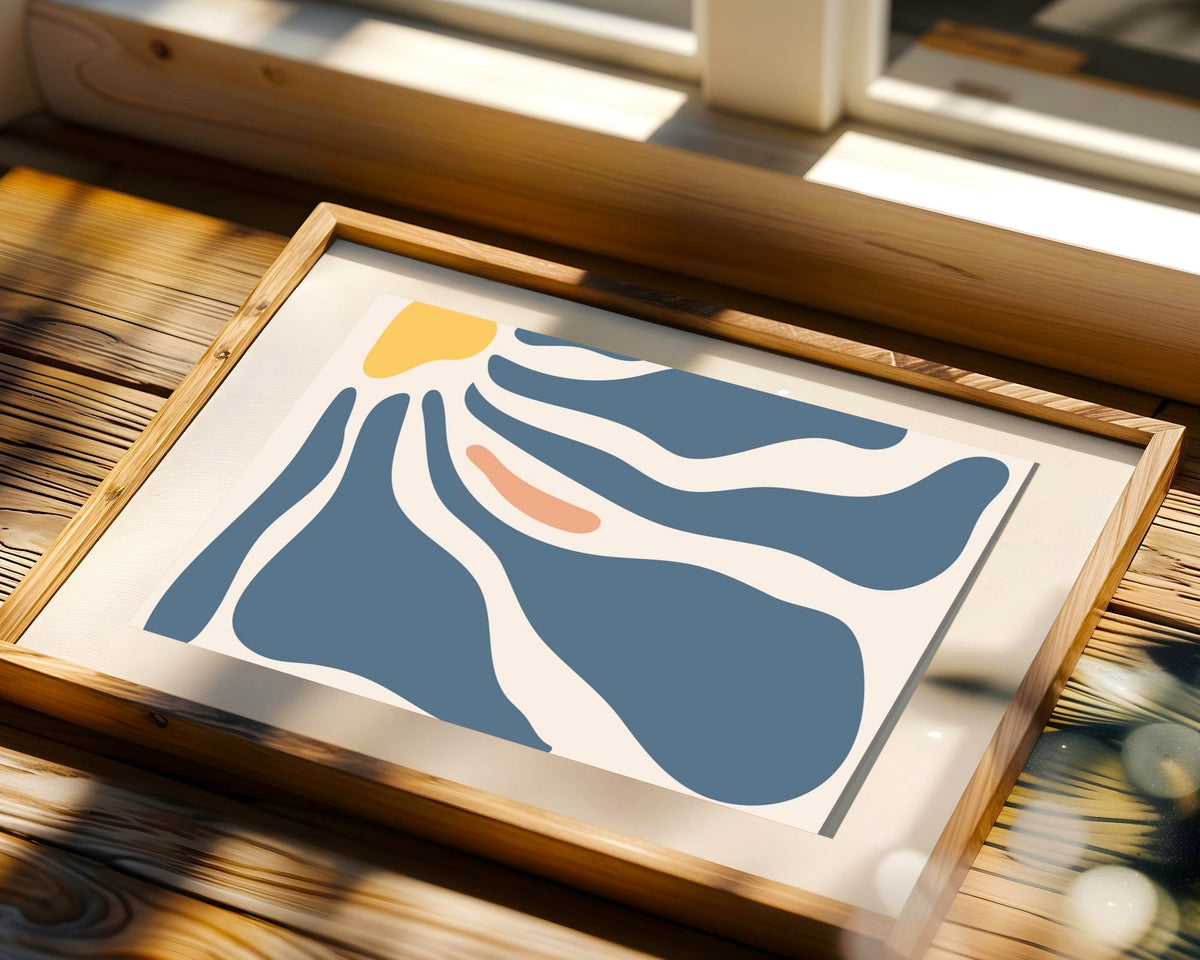 Marea Abstracta Azul