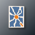 Sol Radiante Azul | Cuadro decorativo de Monkey Canvas