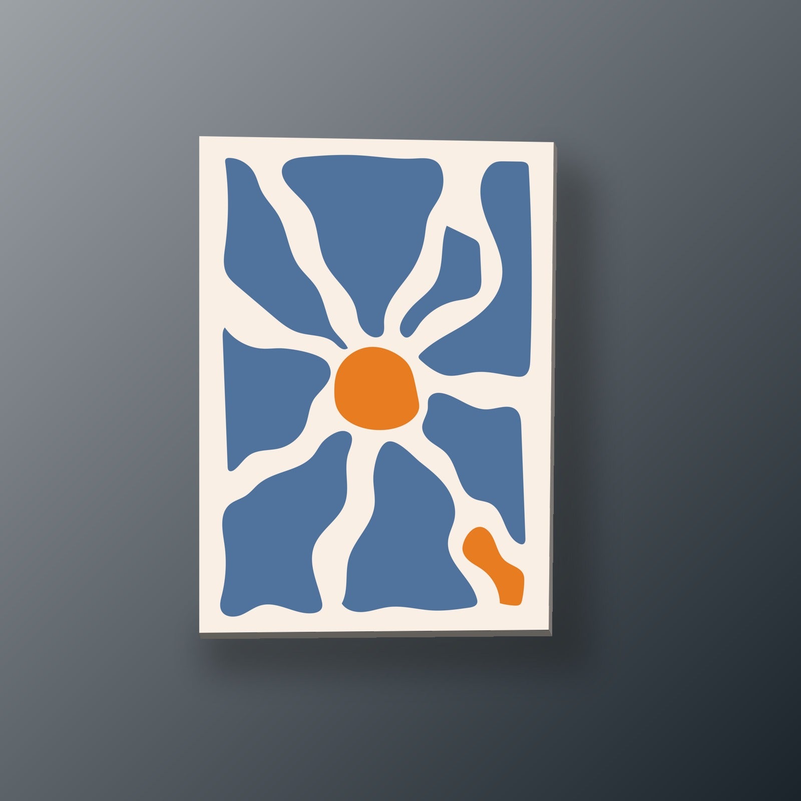 Sol Radiante Azul | Cuadro decorativo de Monkey Canvas